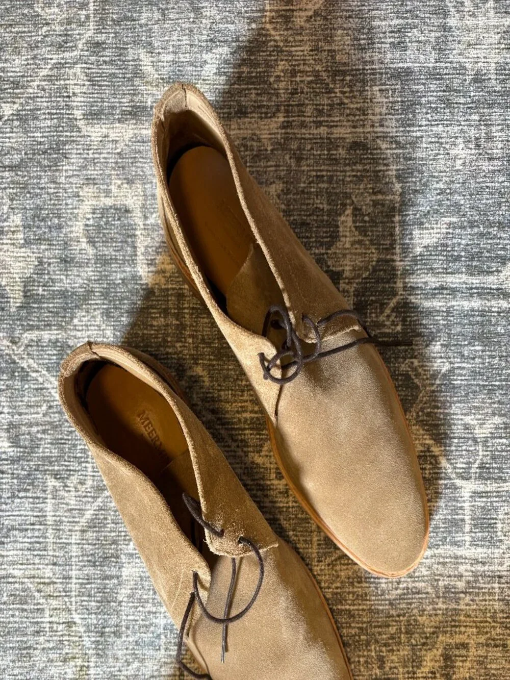 Meermin 114368 Castoro Suede Desert Boot, Taupe (Tan)